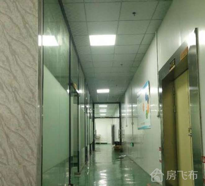 西乡臣田新出楼上精装900平厂房，园区环境好，车位足