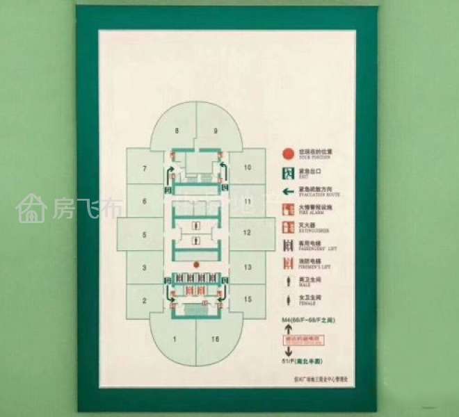 罗湖地.王大厦高楼层140.09平方正单位电梯口带租约