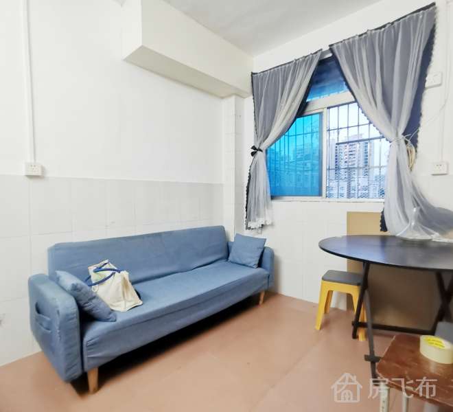 1号地铁大新站近科技园56平安静明亮1房1厅整租拎包入住