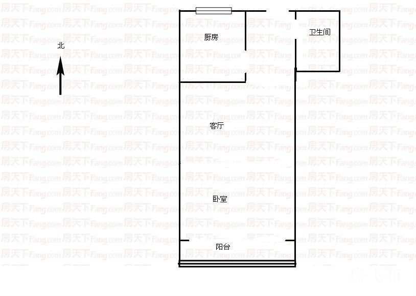 四方区四方人民一路9号1室1厅1卫39.16平米